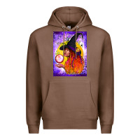 Chestnut witch with crystal ball air freshener Premium Hoodie - BundleAndBundleShop