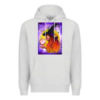 Dove Grey witch with crystal ball air freshener Premium Hoodie - BundleAndBundleShop