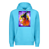 Ocean Blue witch with crystal ball air freshener Premium Hoodie - BundleAndBundleShop