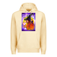 Pina Colada witch with crystal ball air freshener Premium Hoodie - BundleAndBundleShop