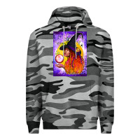 Slate Camo witch with crystal ball air freshener Premium Hoodie - BundleAndBundleShop