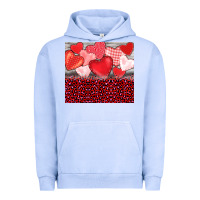 Pigment Grape Ice valentine's day red hearts red leopard Urban Hoodie - BarkalooDesign