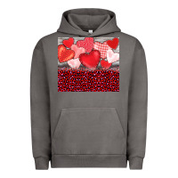 Pigment Tornado valentine's day red hearts red leopard Urban Hoodie - BarkalooDesign