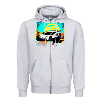 Heather Grey Lam borghini Aventador SVJ gift Zipper Hoodie - lanVoArt