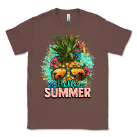 Chestnut Hello summer pineapple Classic Tee - NancyCooperArtShop