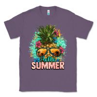 Lavender Hello summer pineapple Classic Tee - NancyCooperArtShop