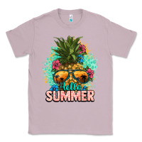 Lilac Hello summer pineapple Classic Tee - NancyCooperArtShop