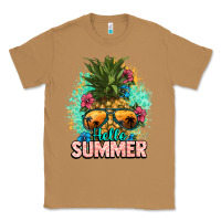 Toasted Coconut Hello summer pineapple Classic Tee - NancyCooperArtShop