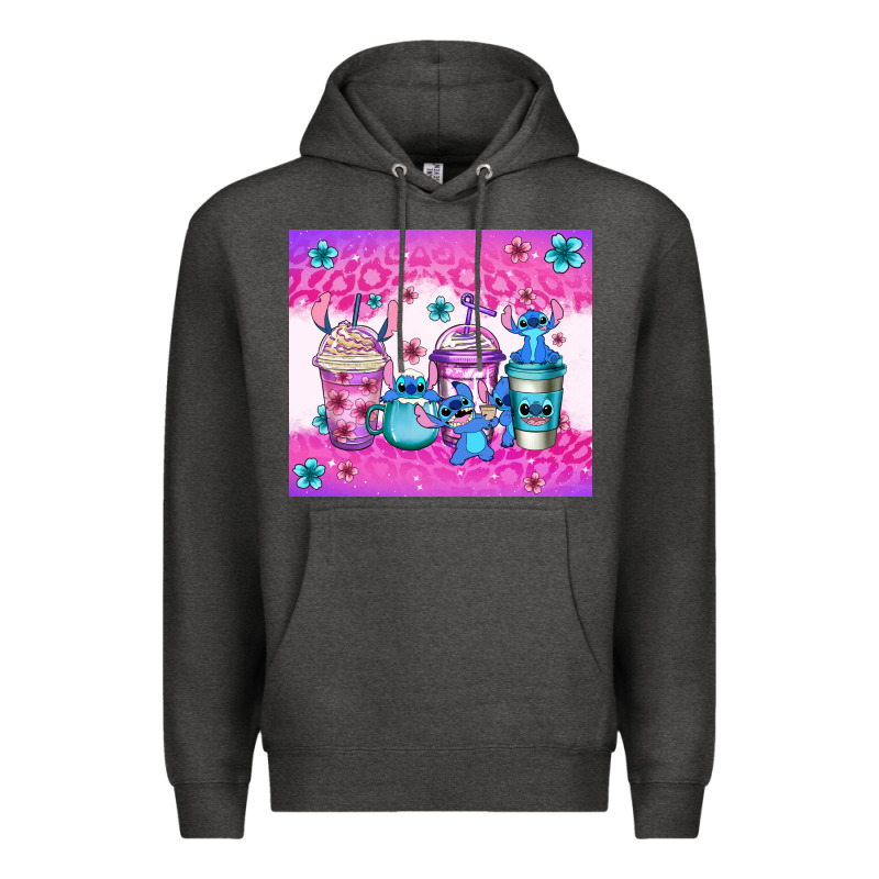 Stitch Coffee Cups Premium Hoodie by Jasminsmagicworld | Teevron