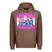 Chestnut stitch coffee cups Premium Hoodie - Jasminsmagicworld