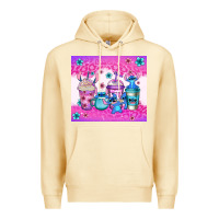 Pina Colada stitch coffee cups Premium Hoodie - Jasminsmagicworld