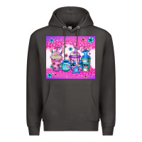 Smoke stitch coffee cups Premium Hoodie - Jasminsmagicworld