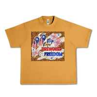 Peanut Butter flip flops fireworks & freedom 4th of july Urban Heavy Tee - TumblerDesignByShophia