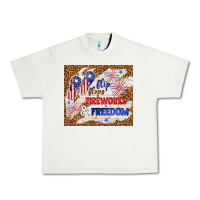 Pistachio flip flops fireworks & freedom 4th of july Urban Heavy Tee - TumblerDesignByShophia