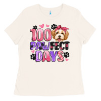Bone 100 pawfect days Ladies Tee - Artiststas