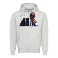 Dove Grey kevin samuels   the godfather   memorial shirt rip to the legend! Zipper Hoodie - lanVoArt