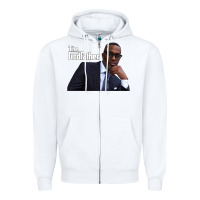 White kevin samuels   the godfather   memorial shirt rip to the legend! Zipper Hoodie - lanVoArt