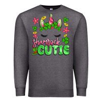Charcoal Heather shamrock cutie artiststas Premium Sweatshirt - Artiststas