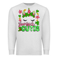Oatmeal Heather shamrock cutie artiststas Premium Sweatshirt - Artiststas