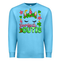 Ocean Blue shamrock cutie artiststas Premium Sweatshirt - Artiststas