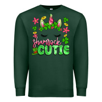 Sports Green shamrock cutie artiststas Premium Sweatshirt - Artiststas