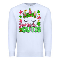 White shamrock cutie artiststas Premium Sweatshirt - Artiststas