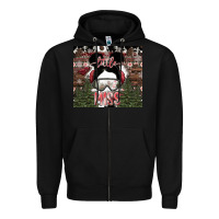 Black Little Miss Zipper Hoodie - CowhideDigitalArt