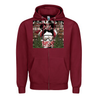 Burgundy Little Miss Zipper Hoodie - CowhideDigitalArt