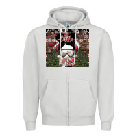 Dove Grey Little Miss Zipper Hoodie - CowhideDigitalArt