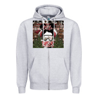 Heather Grey Little Miss Zipper Hoodie - CowhideDigitalArt