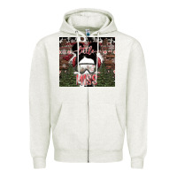 Oatmeal Heather Little Miss Zipper Hoodie - CowhideDigitalArt