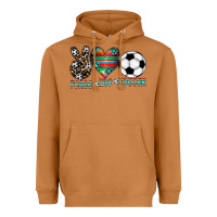 Meerkat peace love soccer Heavyweight Hoodie - CowhideDigitalArt