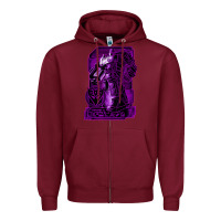 Burgundy transformers  war for cybertron megatron Zipper Hoodie - lanVoArt