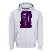 Heather Grey transformers  war for cybertron megatron Zipper Hoodie - lanVoArt
