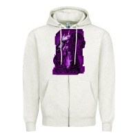 Oatmeal Heather transformers  war for cybertron megatron Zipper Hoodie - lanVoArt