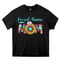 Black proud nurse mom Heavy Core Tee - JahusDesignShop