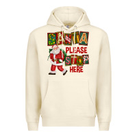 Sandshell Santa Please Stop Here Premium Hoodie - FaDigitalArtStudio