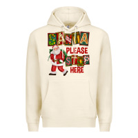 Tofu Santa Please Stop Here Premium Hoodie - FaDigitalArtStudio