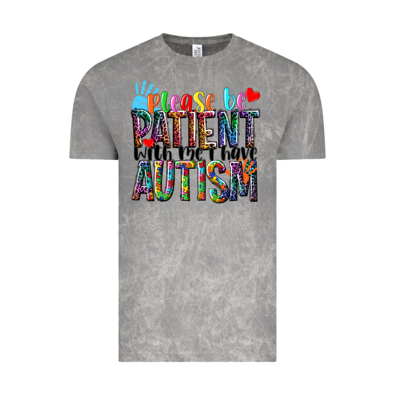 Please Be Patient With Me I Have Autism Vintage Tee by NancyCooperArtShop | Teevron