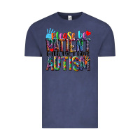 Vintage Denim Please be patient with me i have Autism Vintage Tee - NancyCooperArtShop