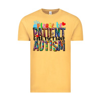 Vintage Mustard Please be patient with me i have Autism Vintage Tee - NancyCooperArtShop