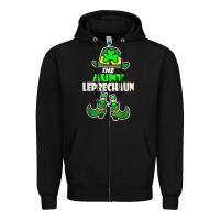 Black funny the aunt irish leprechaun st patricks day gift t shirt Zipper Hoodie - lanVoArt