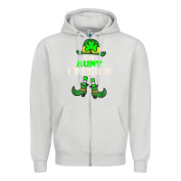 Dove Grey funny the aunt irish leprechaun st patricks day gift t shirt Zipper Hoodie - lanVoArt