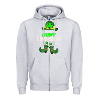 Heather Grey funny the aunt irish leprechaun st patricks day gift t shirt Zipper Hoodie - lanVoArt