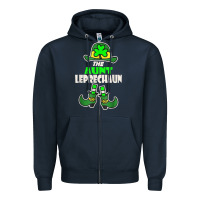 Navy funny the aunt irish leprechaun st patricks day gift t shirt Zipper Hoodie - lanVoArt