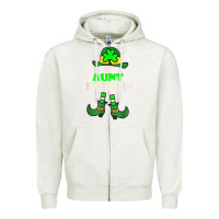Oatmeal Heather funny the aunt irish leprechaun st patricks day gift t shirt Zipper Hoodie - lanVoArt