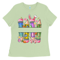 Matcha easter teacher pencils Ladies Tee - Artiststas