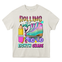 Cream rolling into eighth grade Heavy Core Tee - BundleAndBundleShop