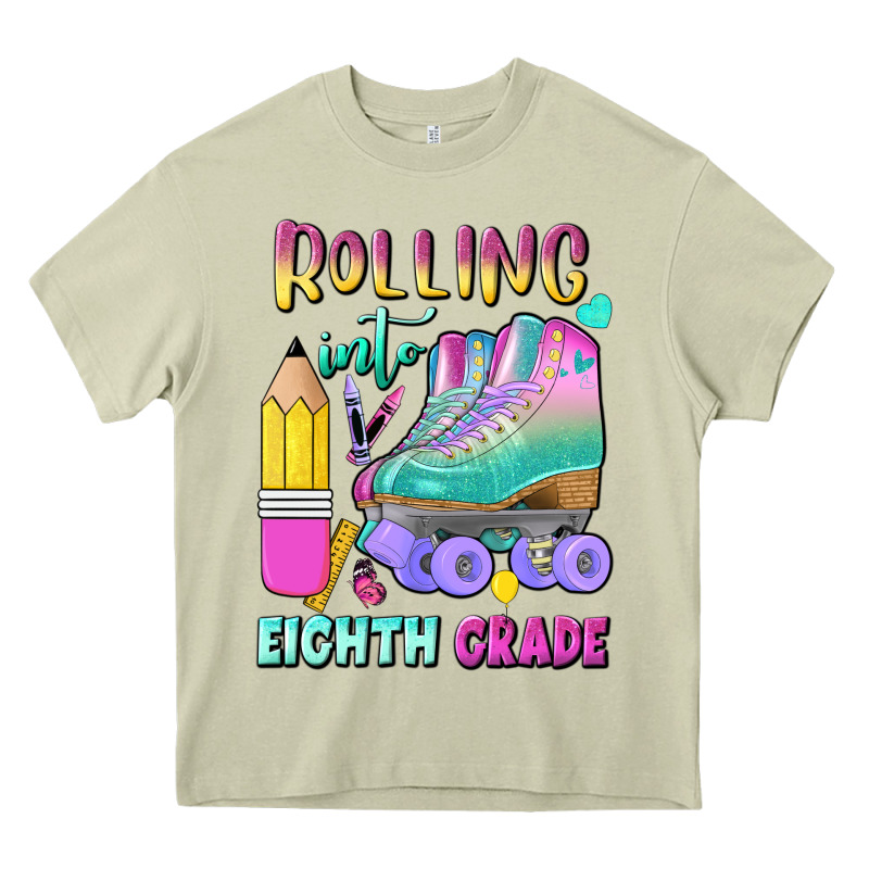 Rolling Into Eighth Grade Heavy Core Tee by BundleAndBundleShop | Teevron