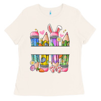 Bone easter teacher pencils Ladies Tee - Artiststas